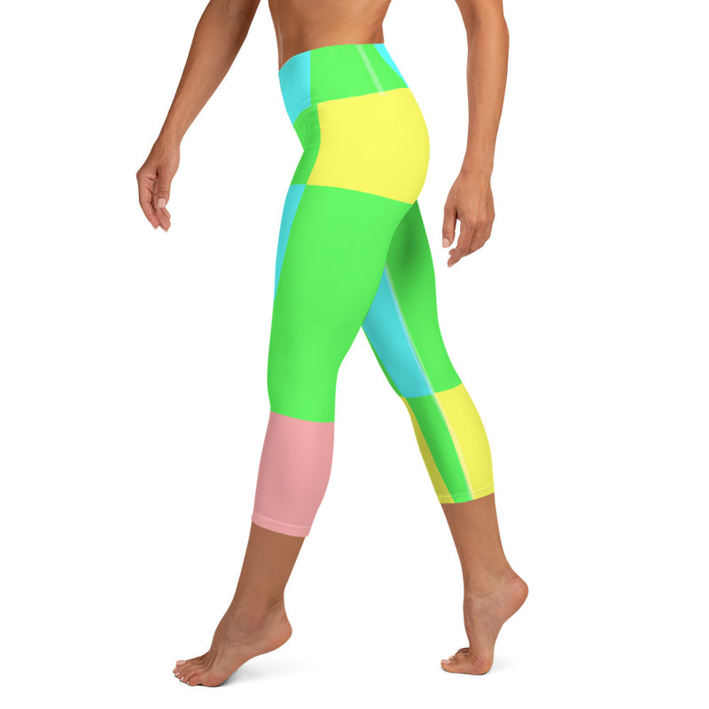 Yoga Capri Leggings Pastel - SAVANNAHWOOD