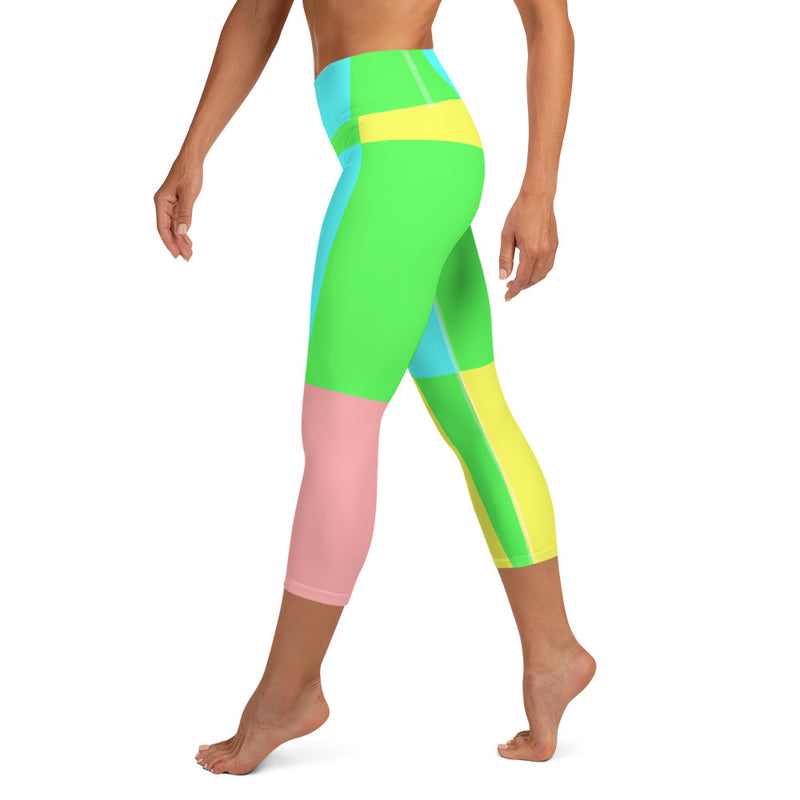 Yoga Capri Leggings Pastel - SAVANNAHWOOD