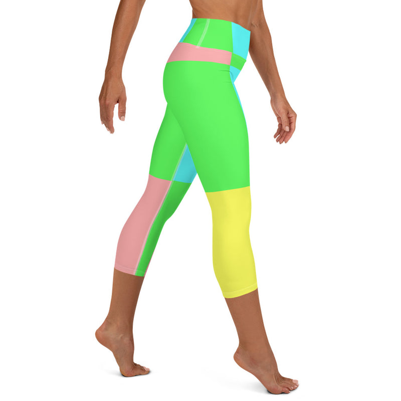 Yoga Capri Leggings Pastel - SAVANNAHWOOD