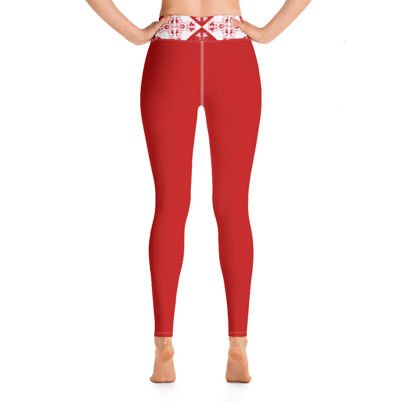 Yoga Leggings Xene Red - SAVANNAHWOOD