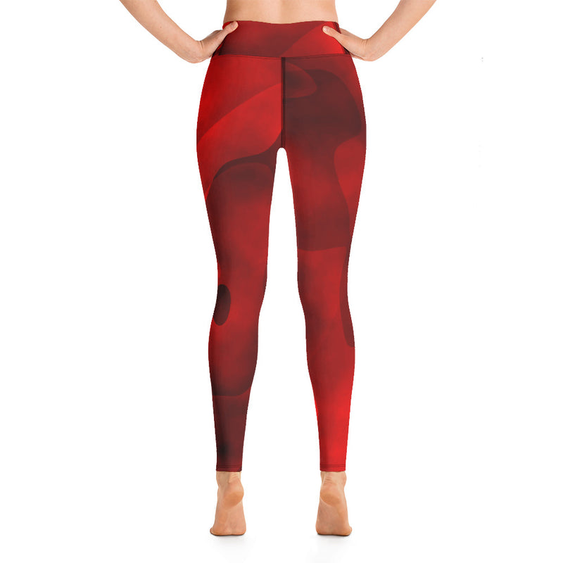 Yoga Leggings True Red - SAVANNAHWOOD