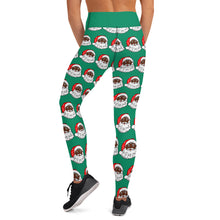 Yoga Leggings Santa Green - SAVANNAHWOOD