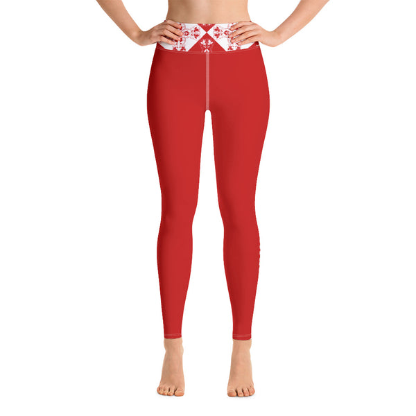 Yoga Leggings Xene Red - SAVANNAHWOOD