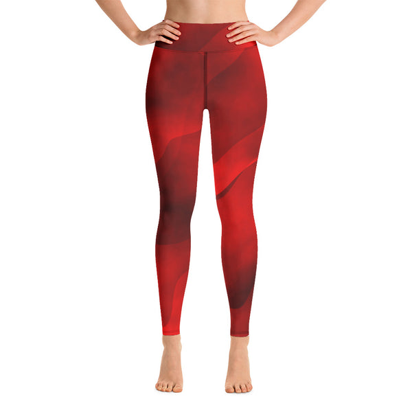 Yoga Leggings True Red - SAVANNAHWOOD