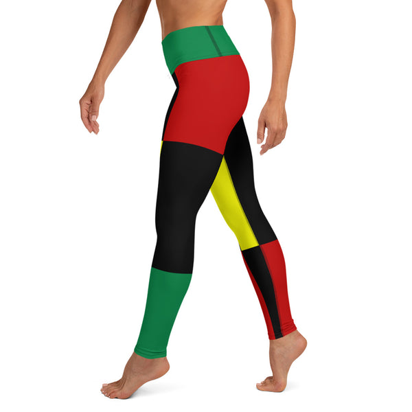 Black History Yoga Leggings - SAVANNAHWOOD