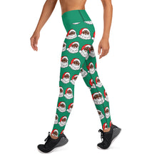 Yoga Leggings Santa Green - SAVANNAHWOOD