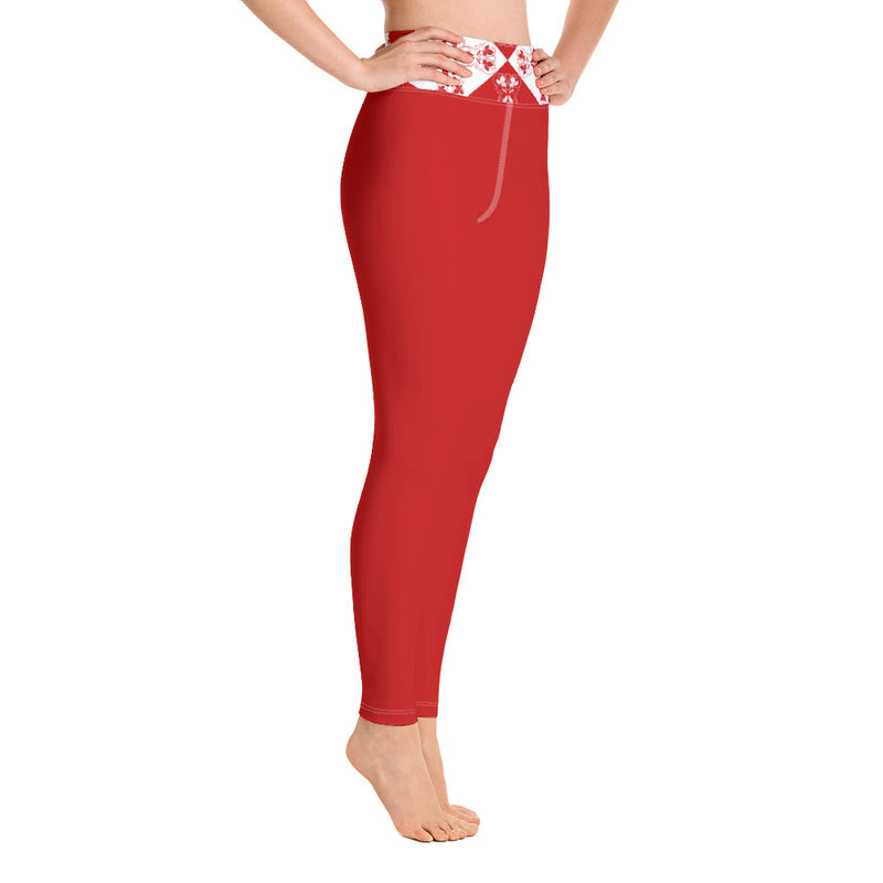 Yoga Leggings Xene Red - SAVANNAHWOOD