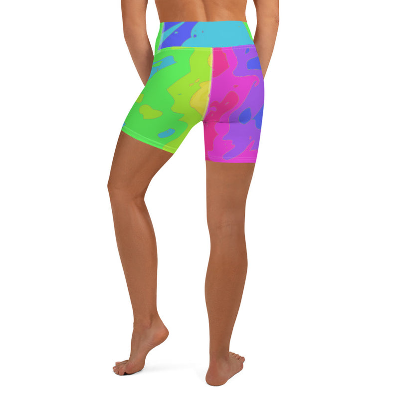 Yoga Shorts Tie Dye - SAVANNAHWOOD