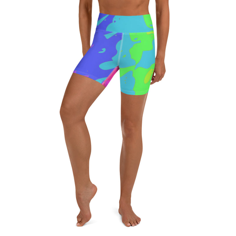 Yoga Shorts Tie Dye - SAVANNAHWOOD