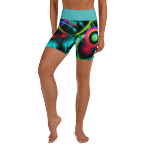 Yoga Shorts Kaleidoscope - SAVANNAHWOOD