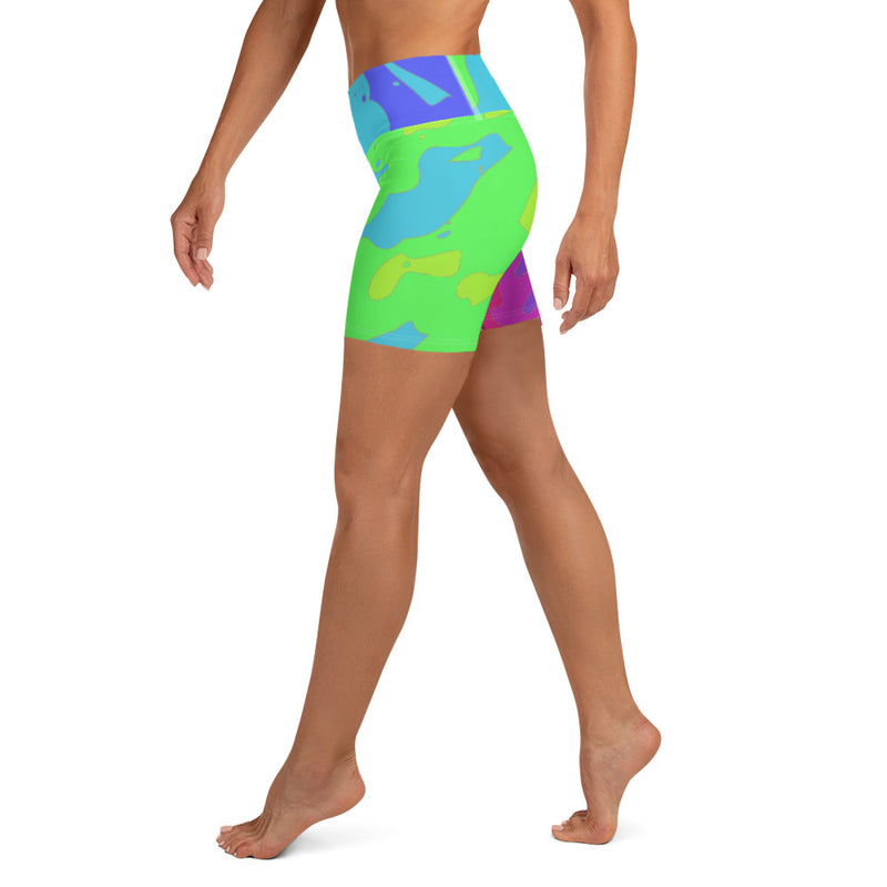 Yoga Shorts Tie Dye - SAVANNAHWOOD