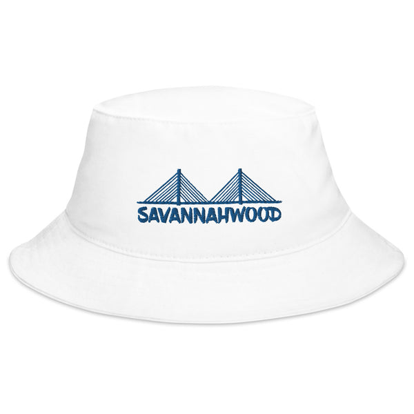 Bucket Hat Royal Blue Logo - SAVANNAHWOOD