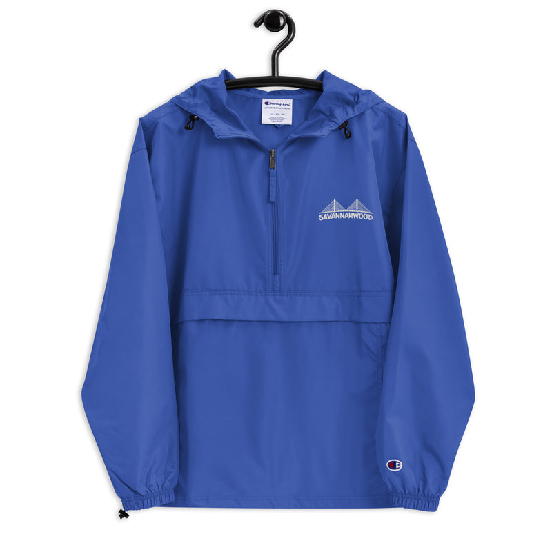 Embroidered Champion Packable Jacket Savannahwood - SAVANNAHWOOD