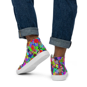 Men’s high top canvas shoes Speckle - SAVANNAHWOOD