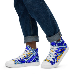 Men’s high top canvas shoes Circular - SAVANNAHWOOD