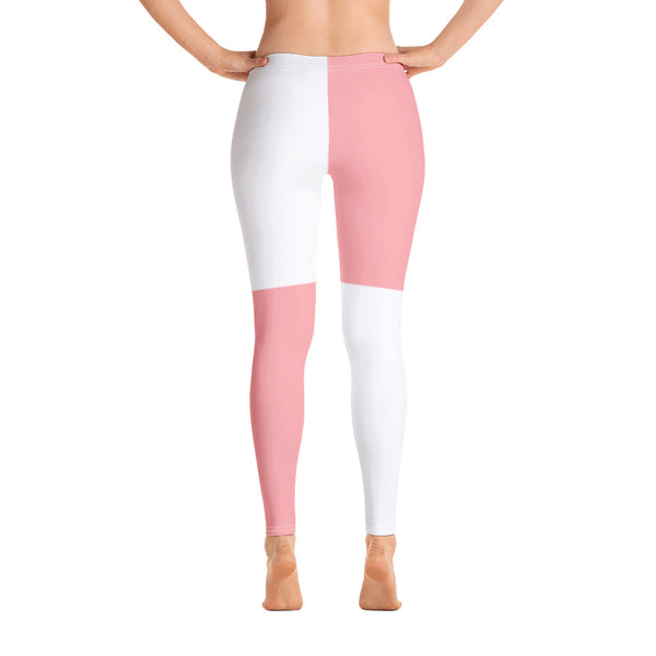 Leggings Pink/White - SAVANNAHWOOD