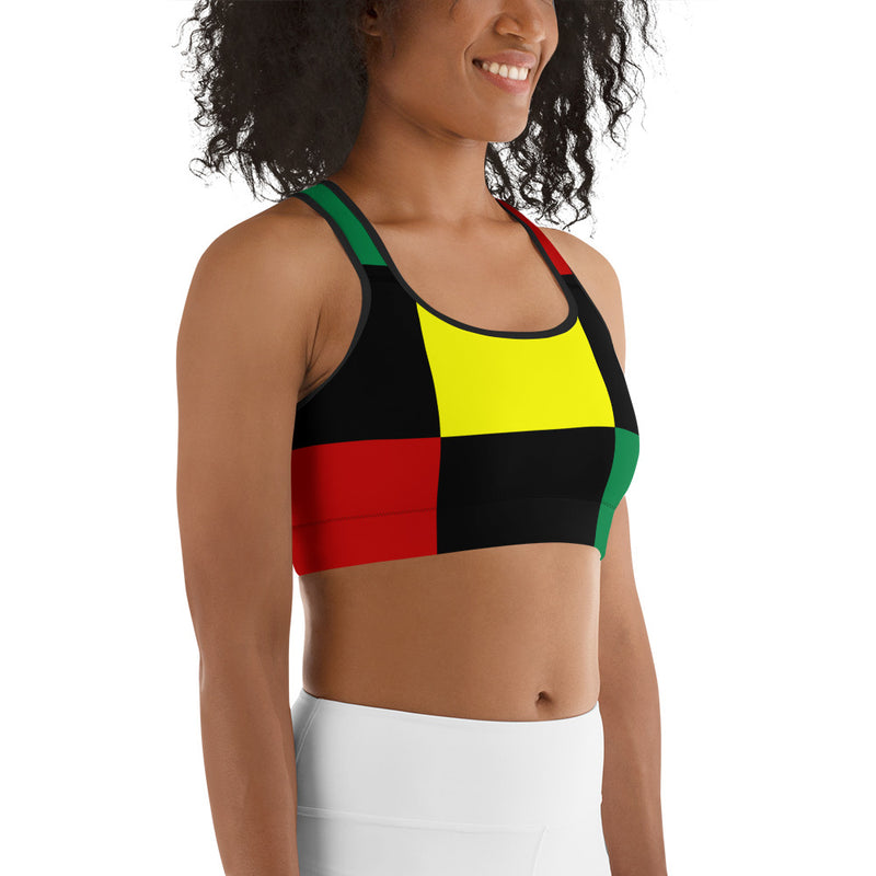 Black History Sports Bra - SAVANNAHWOOD