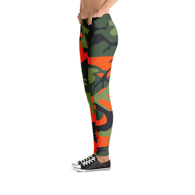 Leggings Camo Orange - SAVANNAHWOOD