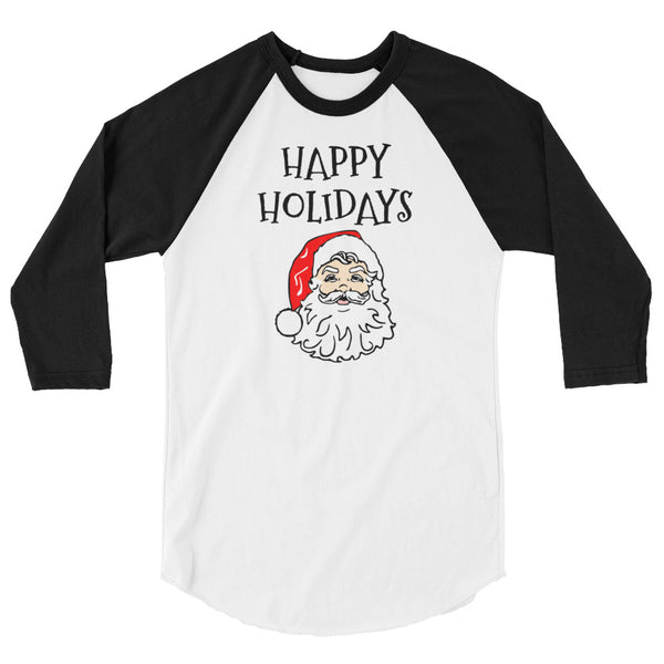 3/4 sleeve raglan shirt Santa Claus - SAVANNAHWOOD