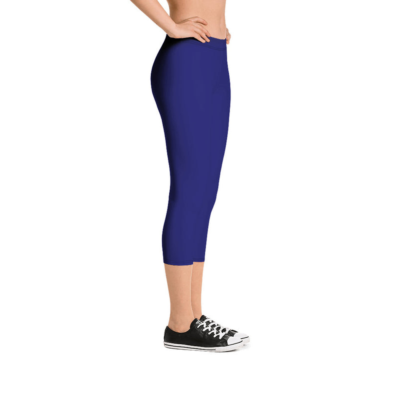 Savannahwood Navy Blue Capri Leggings - SAVANNAHWOOD