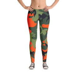 Leggings Camo Orange - SAVANNAHWOOD