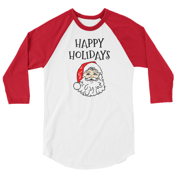 3/4 sleeve raglan shirt Santa Claus - SAVANNAHWOOD