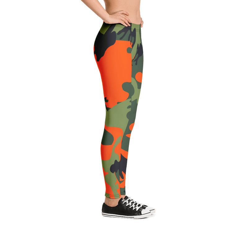 Leggings Camo Orange - SAVANNAHWOOD