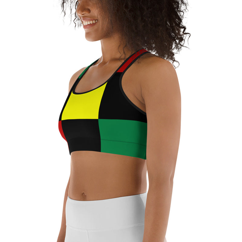 Black History Sports Bra - SAVANNAHWOOD