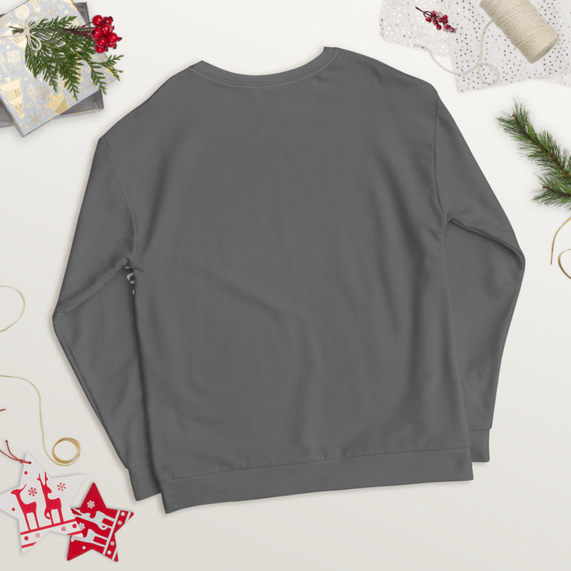 Unisex Sweatshirt Snowman Gray - SAVANNAHWOOD