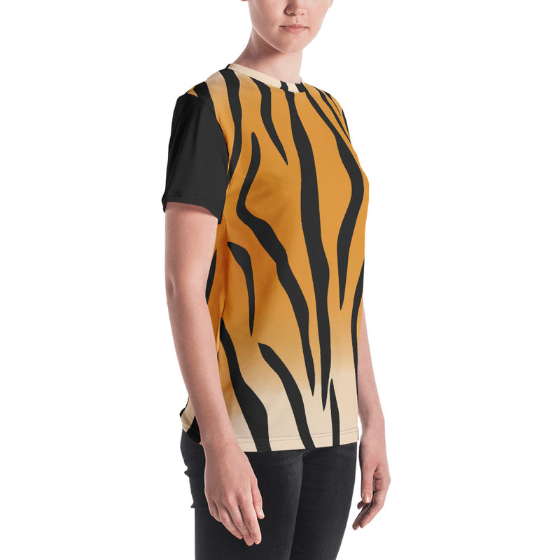 Women's T-shirt Tiger Print - SAVANNAHWOOD