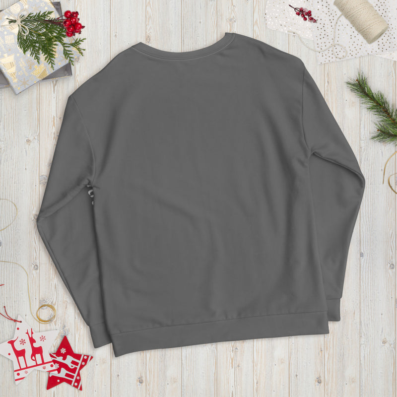 Unisex Sweatshirt Snowman Gray - SAVANNAHWOOD