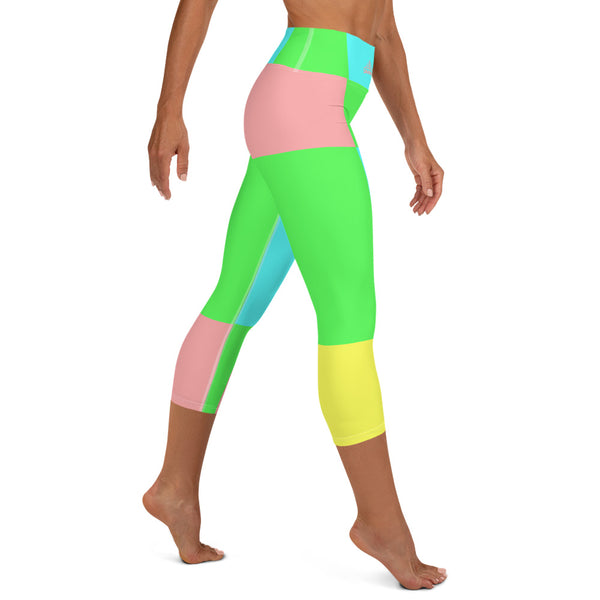 Yoga Capri Leggings Pastel - SAVANNAHWOOD