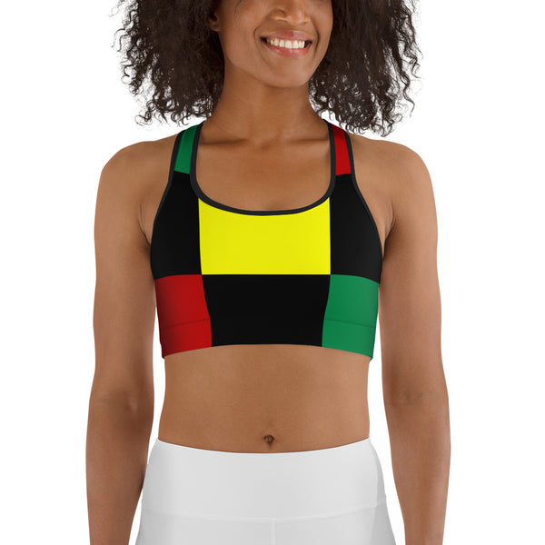 Black History Sports Bra - SAVANNAHWOOD