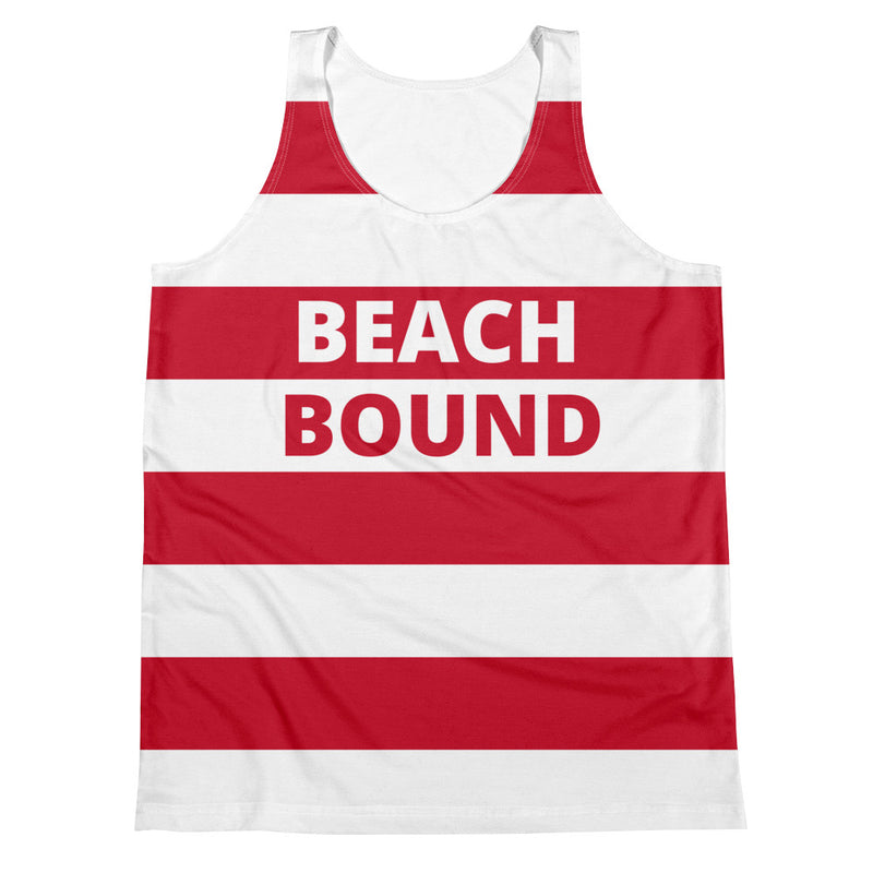 Unisex Tank Top Red and White - SAVANNAHWOOD