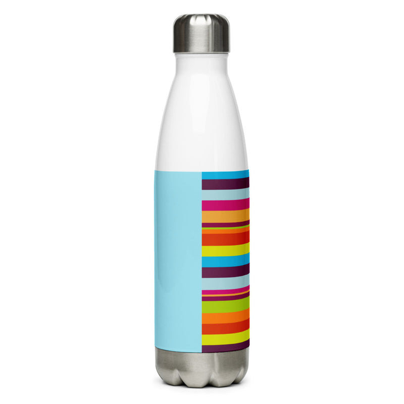 Stainless Steel Water Bottle Striped - SAVANNAHWOOD