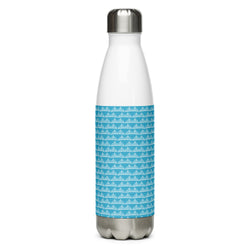 Stainless Steel Water Bottle Blue and White - SAVANNAHWOOD