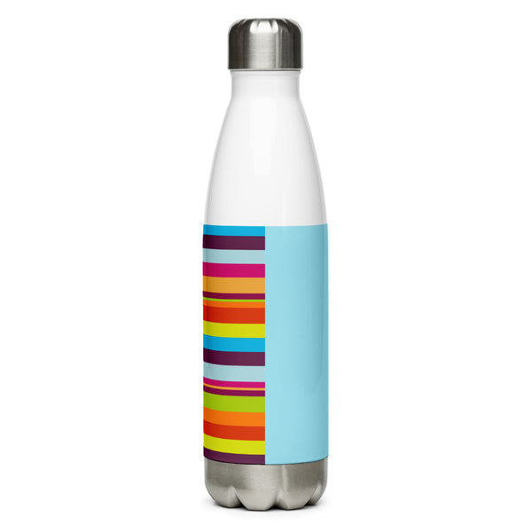 Stainless Steel Water Bottle Striped - SAVANNAHWOOD
