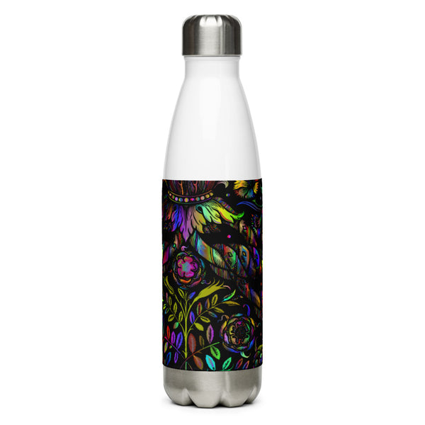 Stainless Steel Water Bottle Vintage Floral - SAVANNAHWOOD