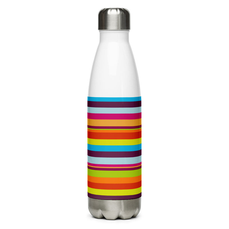 Stainless Steel Water Bottle Striped - SAVANNAHWOOD