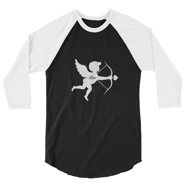 3/4 sleeve raglan shirt Cupid (White) - SAVANNAHWOOD