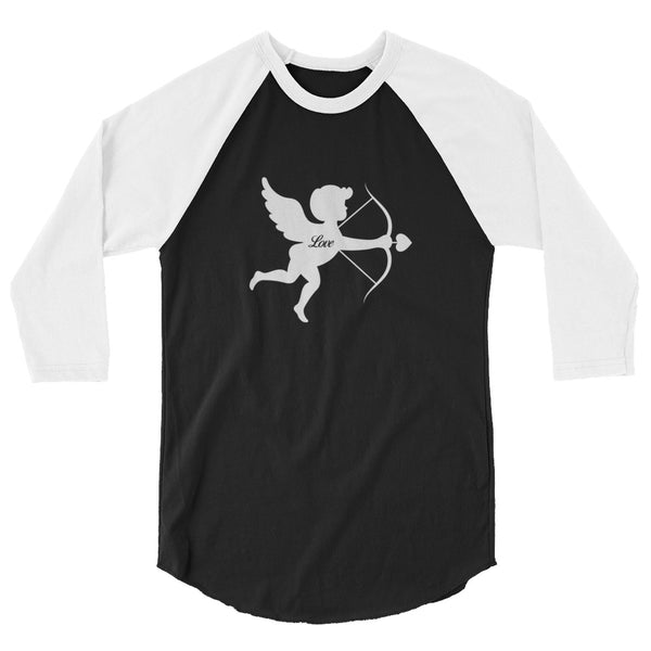 3/4 sleeve raglan shirt Cupid (White) - SAVANNAHWOOD