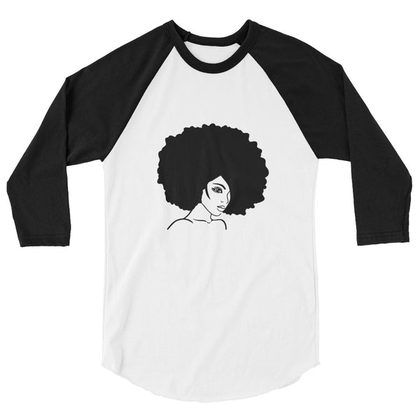 3/4 sleeve raglan shirt Afro - SAVANNAHWOOD