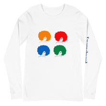 Unisex Long Sleeve Tee Afros - SAVANNAHWOOD