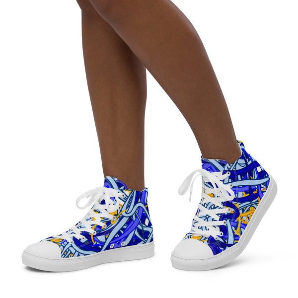 Women’s high top canvas shoes Circular - SAVANNAHWOOD